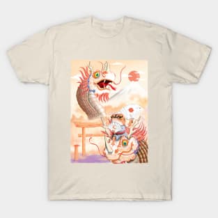 Dragon Frog Anime Manga T-Shirt